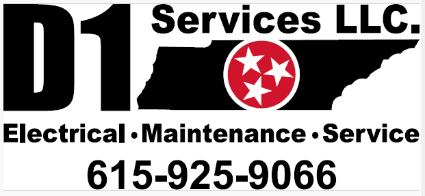 D1 Services LLC logo with phone number